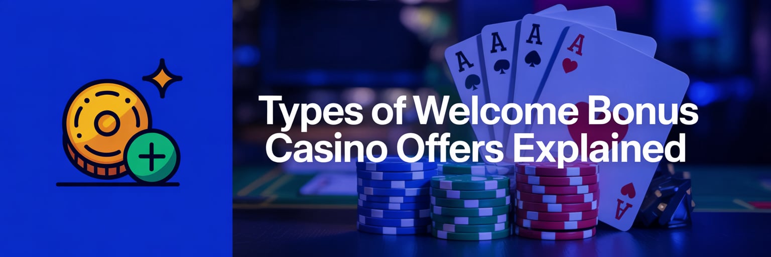 Types of Welcome Bonus Casino Offers Explained